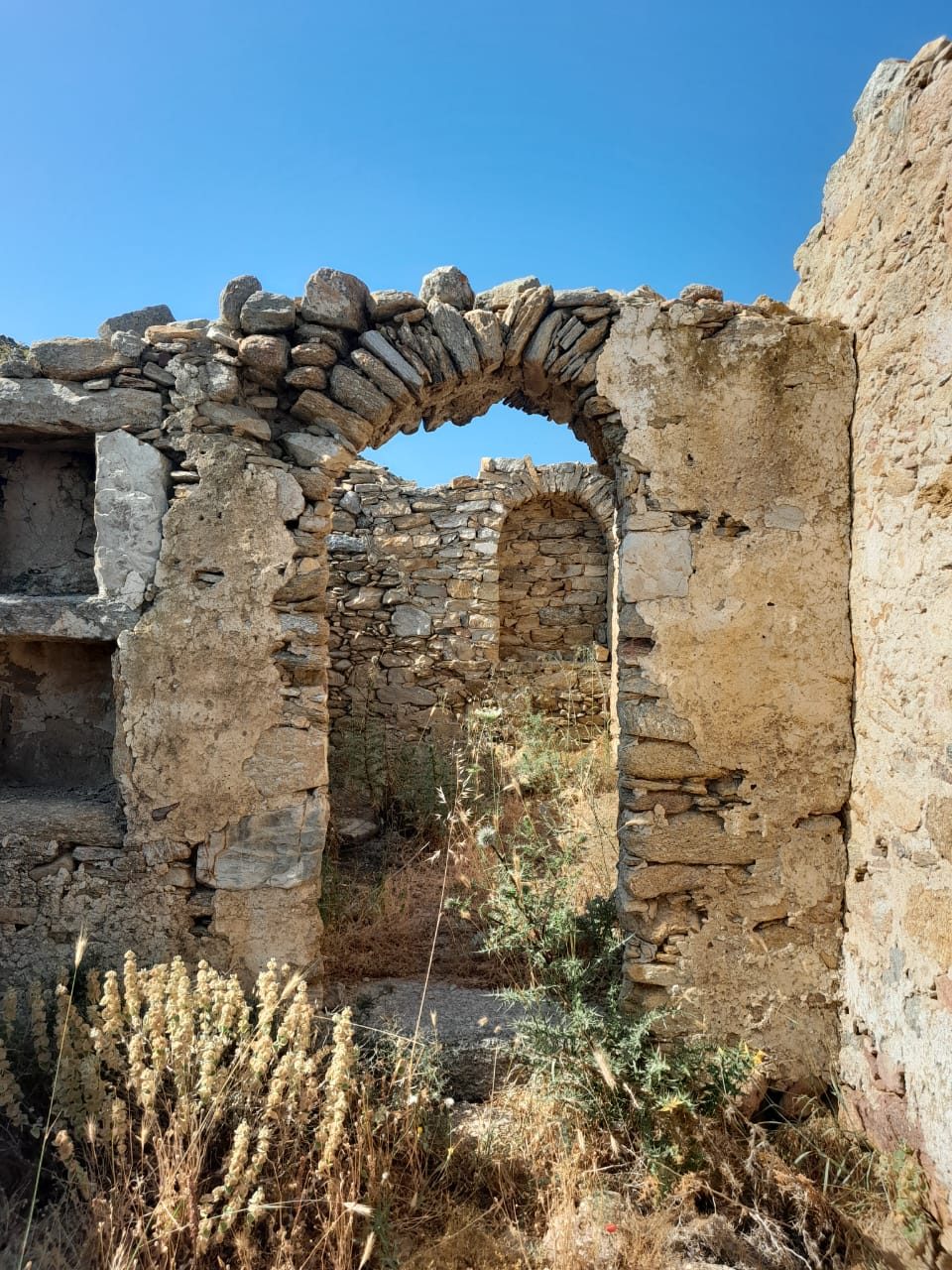 Paleokastro-Medieval Castle, Ano Mera Mykonos Greece